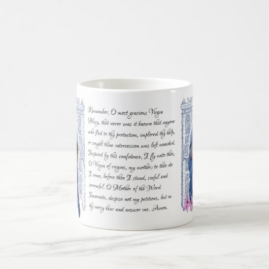 Lady of the Rosary Jungfrau Mary Prayer Coffe Kaffeetasse (Mittel)
