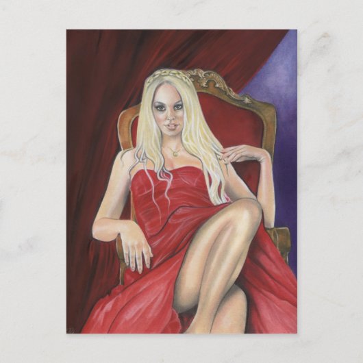Lady of the Sunken City Postcard Postkarte (Vorderseite)