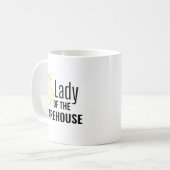 Lady of the Warehouse - Crowned Design Kaffeetasse (Vorderseite Links)
