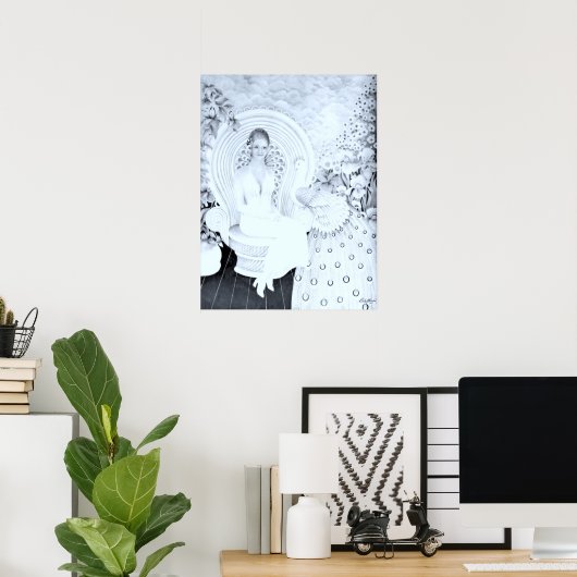 Lady of Tranquility Poster (Heimbüro)