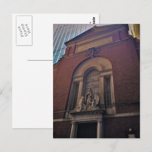 Lady of Victory Postkarte (Vorne/Hinten)