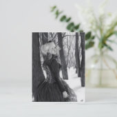 Lady of Winter Postkarten (Stehend Vorderseite)