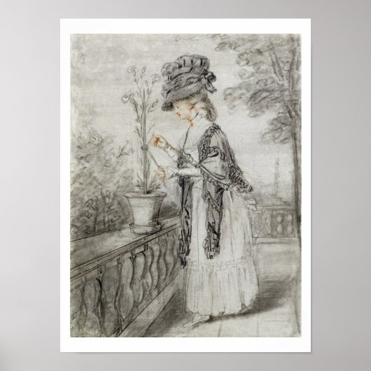 Lady on a Terrace Auf der Pflanze einer Nation (sc Poster (Vorne)