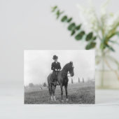 Lady on Horseback, 1912 Postkarte (Stehend Vorderseite)