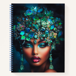 Lady Opal Spiral Notebook Notizblock
