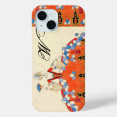 LADY ORANGE FASHION COSTUME DESIGNER MONOGRAM Case-Mate iPhone HÜLLE (Rückseite)
