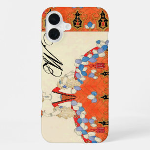 LADY ORANGE MODE KOSTÜMDESIGNER MONOGRAMM iPhone 16 PLUS HÜLLE