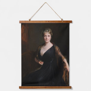 Lady Orr-Lewis von Philip Alexius de László Wandteppich Mit Holzrahmen