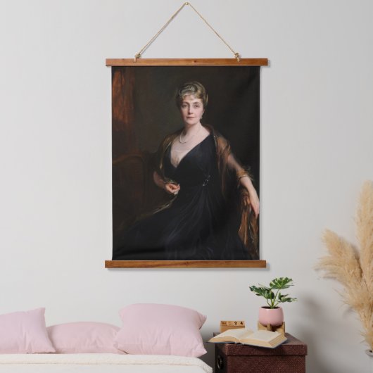 Lady Orr-Lewis von Philip Alexius de László Wandteppich Mit Holzrahmen (Schlafzimmer)