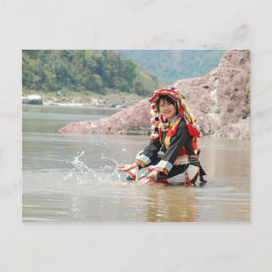 Lady Padaung Postkarte