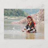 Lady Padaung Postkarte (Vorderseite)