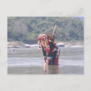 Lady Padaung Postkarte