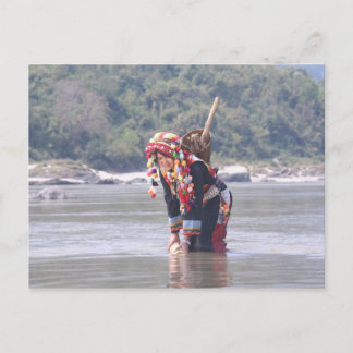 Lady Padaung Postkarte