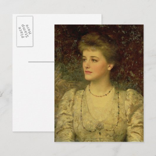 Lady Palmer Postkarte (Vorne/Hinten)