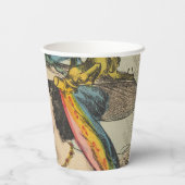 Lady - Papieraufnahmen Pappbecher (Rückseite)