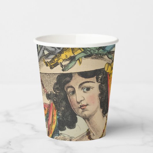 Lady - Papieraufnahmen Pappbecher (Links)