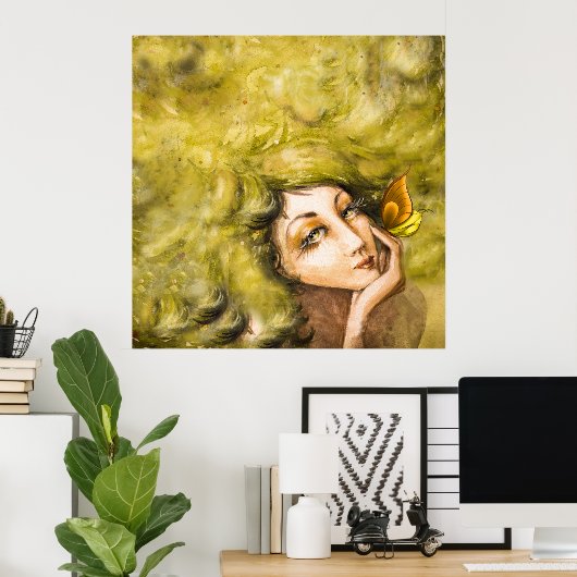 Lady Papilionem Poster (Heimbüro)