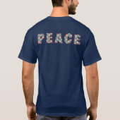 Lady Peace & Liberty T - Shirt (Rückseite)
