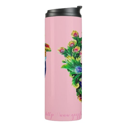 Lady Peacock Thermosbecher (Nach links gedreht)