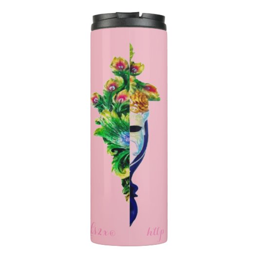 Lady Peacock Thermosbecher (Rückseite)