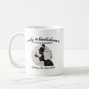 Lady pfeift Gesellschaftspapelltee seit 1 Kaffeetasse