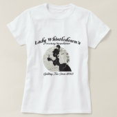 Lady pfeift Gesellschaftspapelltee seit 1 T-Shirt (Design vorne)