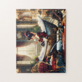 Lady Pirate Bathtub Victorian Nautical Bath Decor Puzzle (Vertikal)