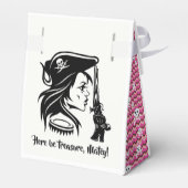 Lady Pirate Birthday Geschenkschachtel (Rückseite)