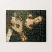 Lady Playing a Lute Puzzle (Horizontal)