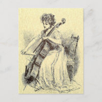 Lady Playing Cello