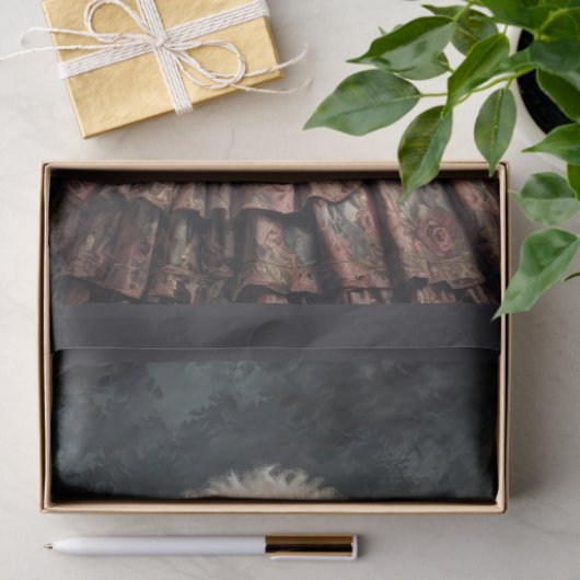 Lady Poodle in elegantem edlem Kleid Seidenpapier (Geschenk)