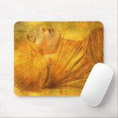 Lady-Portrait in Goldfarben Mousepad (Mit Mouse)