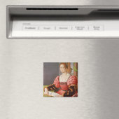 Lady-Portrait Magnet (In Situ (Geschirrspüler))