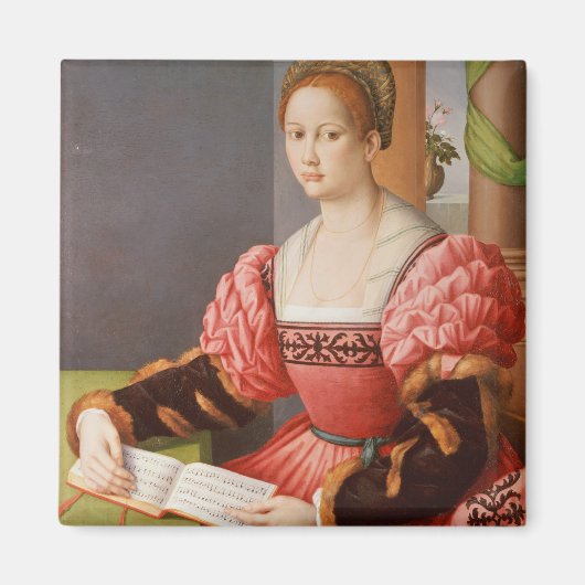 Lady-Portrait Magnet (Vorne)