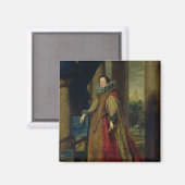 Lady-Portrait Magnet (Vorderseite/Rückseite)