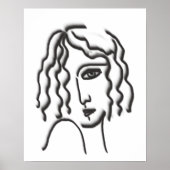Lady-Portrait Poster (Vorne)