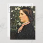 Lady Portrait Vintag Postcard Postkarte (Vorne/Hinten)