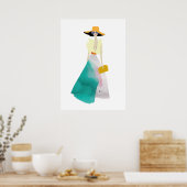 Lady Poster (Küche)