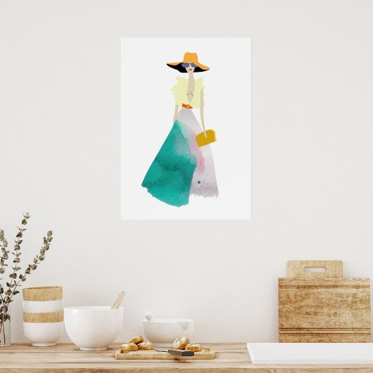 Lady Poster (Küche)