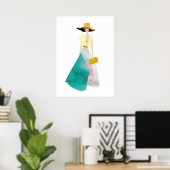 Lady Poster (Heimbüro)