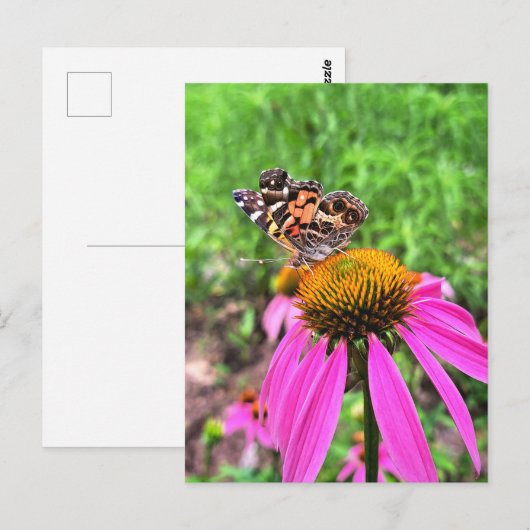 Lady Postkarte (Vorne/Hinten)