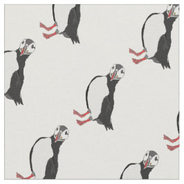 Lady Puffin Fabric Stoff