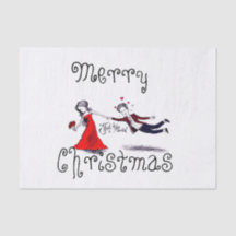 Lady Pulling Husband Funny Wedding