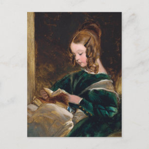 Lady Rachel Russell beim Lesen eines Buches Postkarte