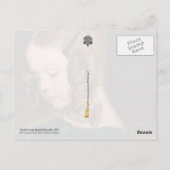 Lady Rachel Russell Lesen eines Buches Postkarte (Rückseite)