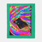 Lady Rainbow Fleecedecke (Vorderseite)