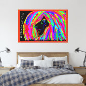Lady Rainbow Leinwanddruck (Insitu (Schlafzimmer))