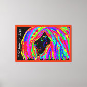 Lady Rainbow Leinwanddruck (Vorderseite)