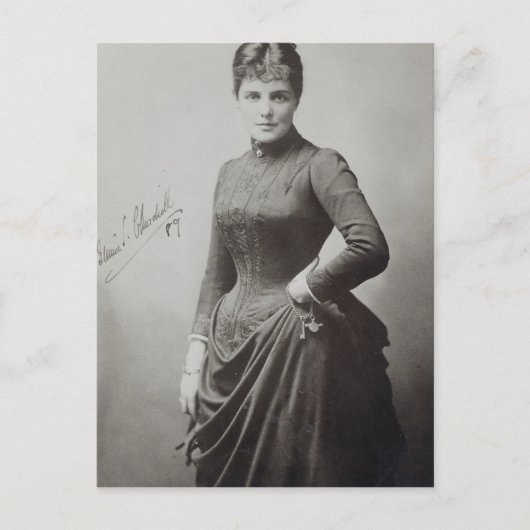 Lady Randolph Churchill Postkarte (Vorderseite)