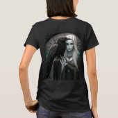 Lady Raven Blue & Red T-Shirt (Rückseite)